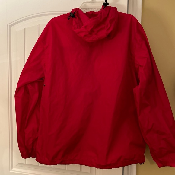 Vintage Disney World WDW Est. 1971 Mickey Mouse Red Windbreaker Jacket Sz L. - Picture 5 of 10